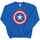 textil Niño Sudaderas Marvel Avengers Captain America Scratched Shield Azul
