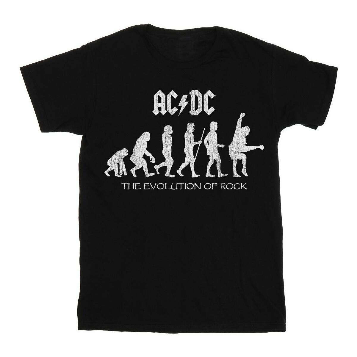 textil Niño Camisetas manga corta Acdc Evolution Of Rock Negro