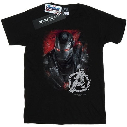 textil Niña Camisetas manga larga Marvel Avengers Endgame War Machine Brushed Negro