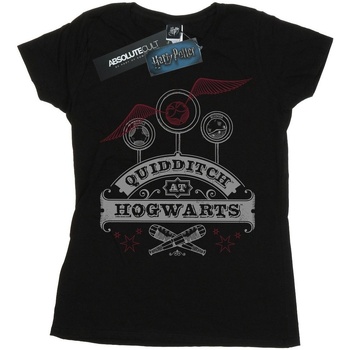 textil Mujer Camisetas manga larga Harry Potter Quidditch At Hogwarts Negro