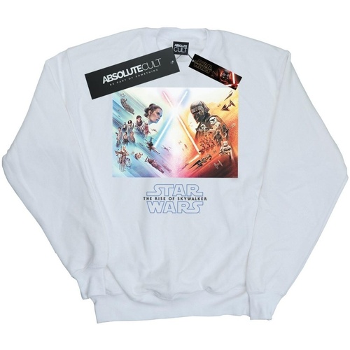 textil Hombre Sudaderas Star Wars: The Rise Of Skywalker Star Wars The Rise Of Skywalker Battle Poster Blanco