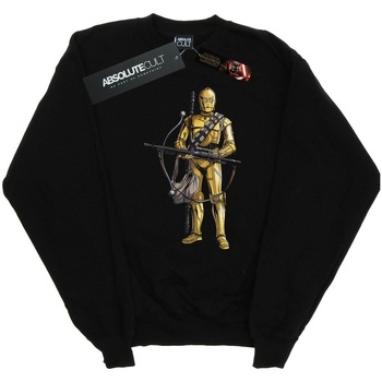 textil Hombre Sudaderas Star Wars: The Rise Of Skywalker C-3PO Chewbacca Bow Caster Negro