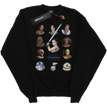textil Hombre Sudaderas Star Wars: The Rise Of Skywalker Star Wars The Rise Of Skywalker Resistance Character Line Up Negro