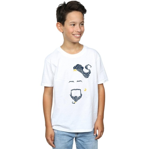 textil Niño Tops y Camisetas Disney Aladdin Movie Genie Blue Face Blanco