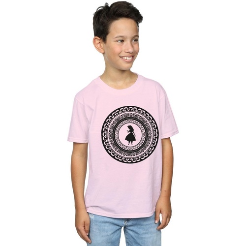 textil Niño Tops y Camisetas Disney Alice In Wonderland Circle Rojo