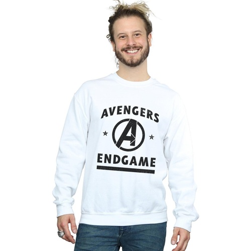 textil Hombre Sudaderas Marvel Avengers Endgame Varsity Blanco