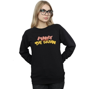 textil Mujer Sudaderas Animaniacs Pinky And The Brain Logo Negro