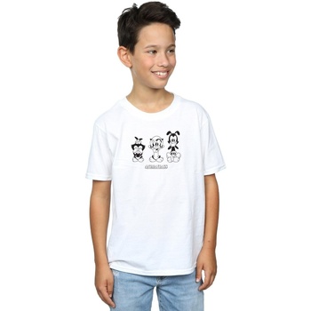 textil Niño Tops y Camisetas Animaniacs Three Evils Blanco
