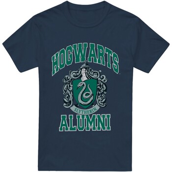 textil Hombre Camisetas manga larga Harry Potter Slytherin Alumni Azul