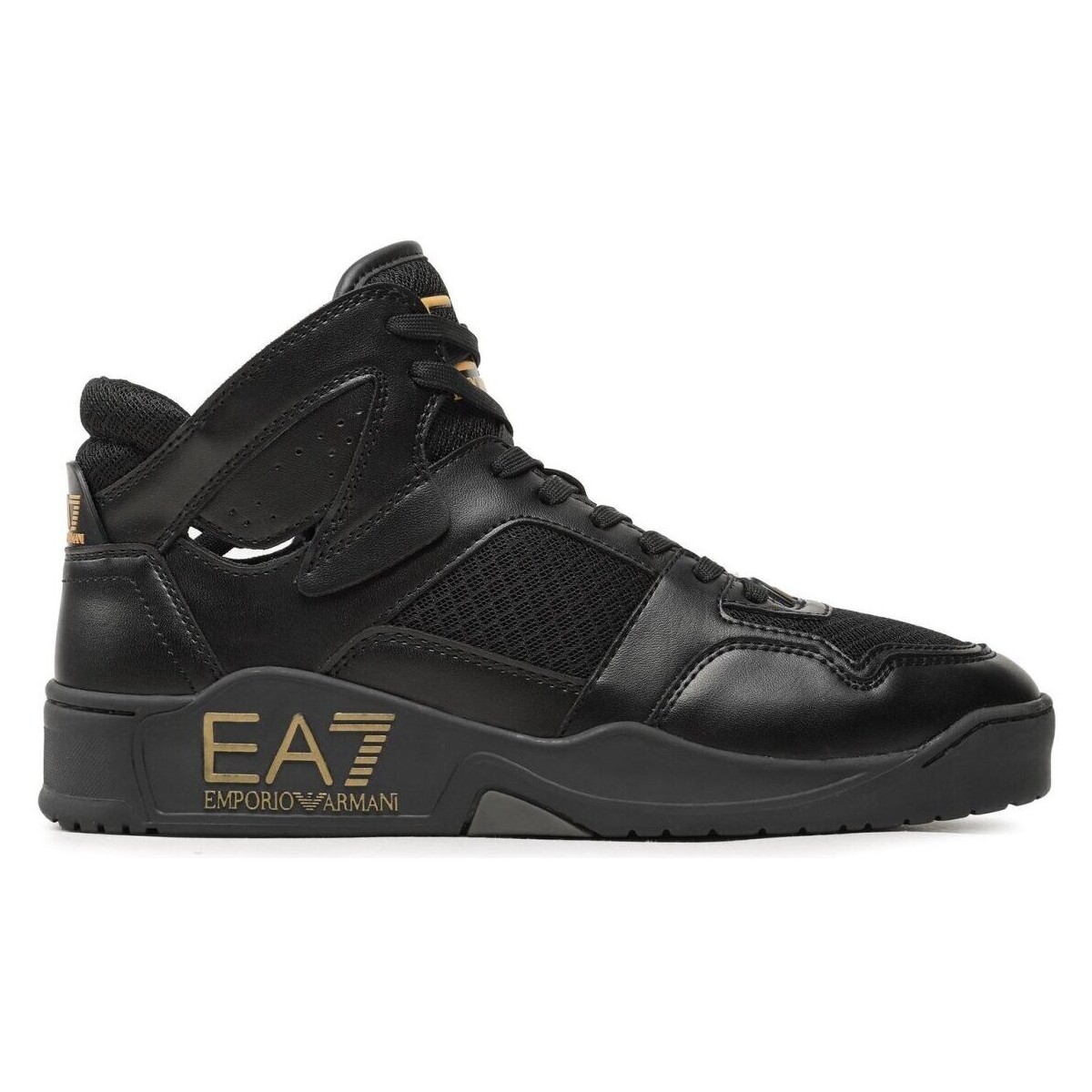 Zapatos Hombre Zapatillas altas Emporio Armani EA7 X8Z039 XK331 - Hombres Negro