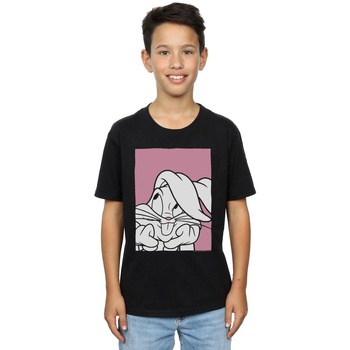 textil Niño Camisetas manga corta Dessins Animés Bugs Bunny Adore Negro