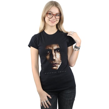 textil Mujer Camisetas manga larga Harry Potter Severus Snape Portrait Negro