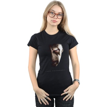 textil Mujer Camisetas manga larga Harry Potter Lord Voldemort Portrait Negro
