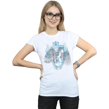 textil Mujer Camisetas manga larga Harry Potter Ravenclaw Raven Crest Blanco
