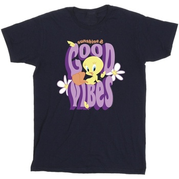 textil Niño Camisetas manga corta Dessins Animés Tweeday Sunshine & Good Vibes Azul