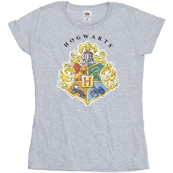 textil Mujer Camisetas manga larga Harry Potter Hogwarts School Emblem Gris