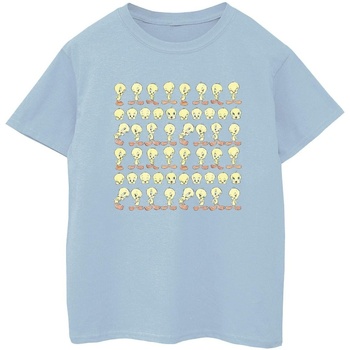 textil Niño Tops y Camisetas Dessins Animés Tweety Repeat Azul