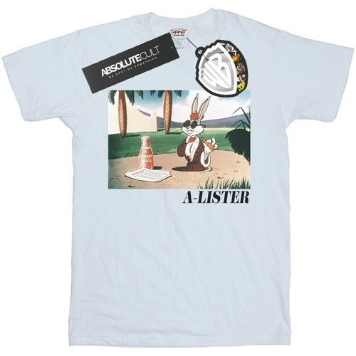 textil Niña Camisetas manga larga Dessins Animés Bugs Bunny A-Lister Blanco