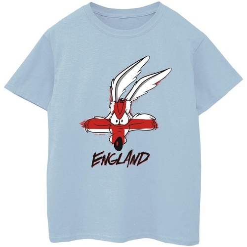 textil Niño Tops y Camisetas Dessins Animés Coyote England Face Azul