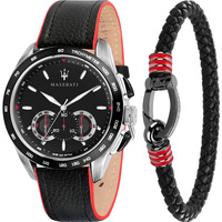 Relojes & Joyas Hombre Reloj Maserati Traguardo Cadeauset Negro