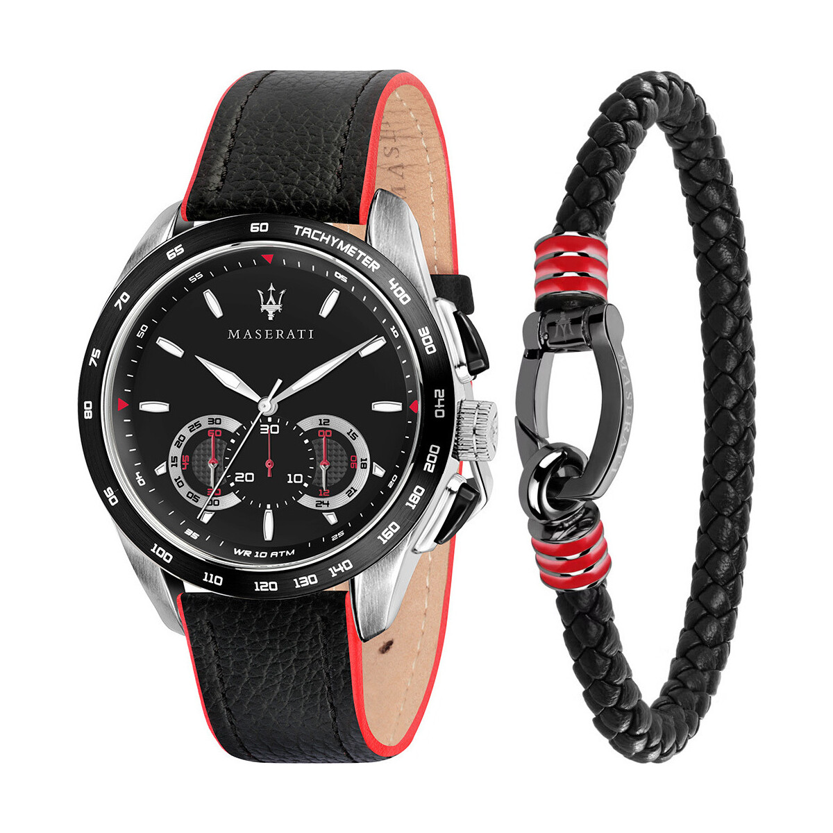 Relojes & Joyas Hombre Reloj Maserati Traguardo Cadeauset Negro