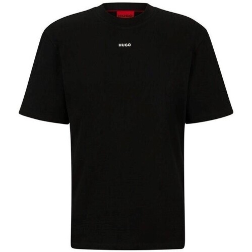 textil Hombre Camisetas manga corta BOSS 50488330 DAPOLINO Negro