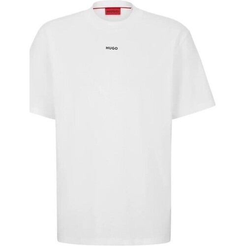 textil Hombre Camisetas manga corta BOSS 50488330 DAPOLINO Blanco