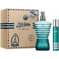 Belleza Hombre Cofres perfumes Jean Paul Gaultier Set Le Male EDT 125ml + Mini 20ml Set Le Male cologne 125ml + Mini 20ml