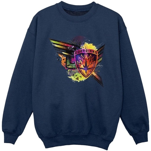 textil Niño Sudaderas Marvel Guardians Of The Galaxy Abstract Shield Chest Azul