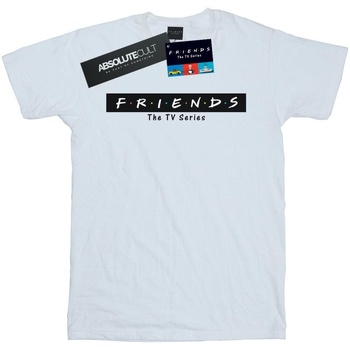 textil Niña Camisetas manga larga Friends Logo Block Blanco
