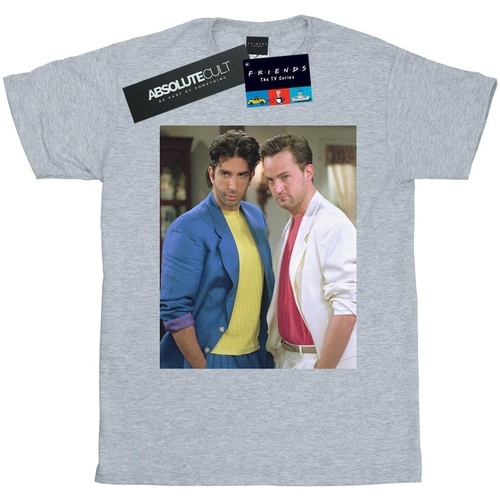 textil Niña Camisetas manga larga Friends 80's Ross And Chandler Gris