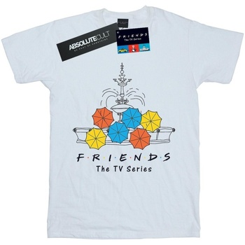 textil Niña Camisetas manga larga Friends Fountain And Umbrellas Blanco