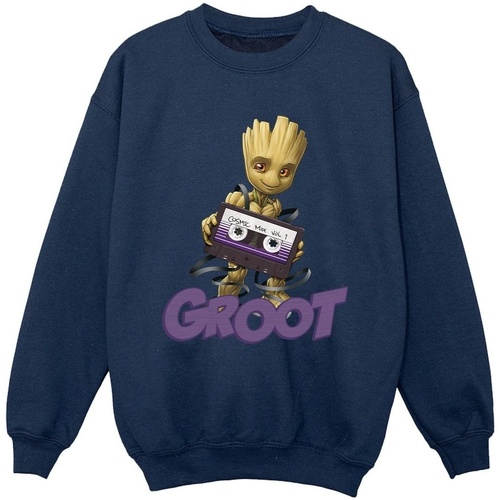 textil Niño Sudaderas Guardians Of The Galaxy Groot Casette Azul