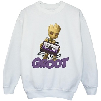 textil Niño Sudaderas Guardians Of The Galaxy Groot Casette Blanco