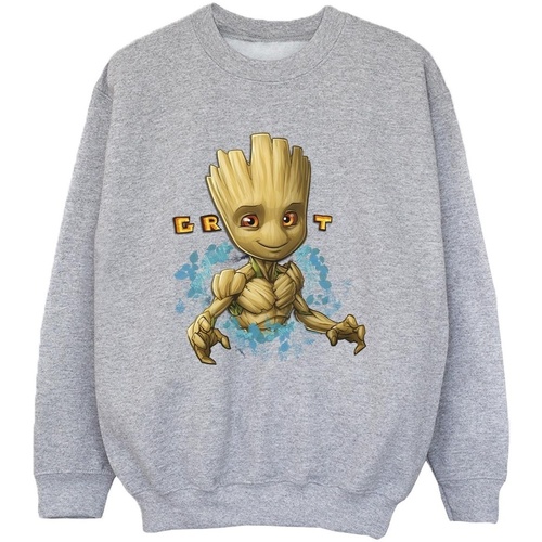 textil Niño Sudaderas Guardians Of The Galaxy Groot Flowers Gris