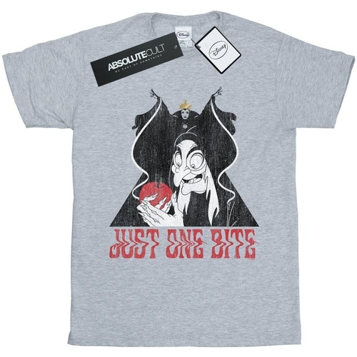 textil Hombre Camisetas manga larga Disney Snow White Just One Bite Gris