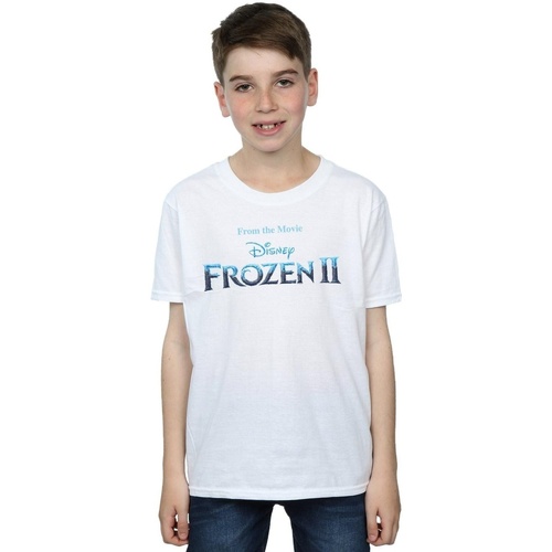 textil Niño Camisetas manga corta Disney Frozen 2 Movie Logo Blanco