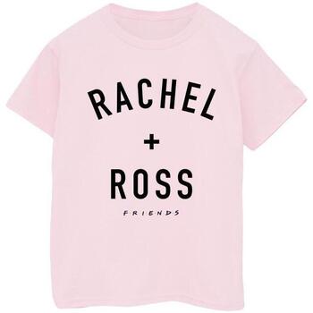 textil Niña Camisetas manga larga Friends Rachel And Ross Text Rojo