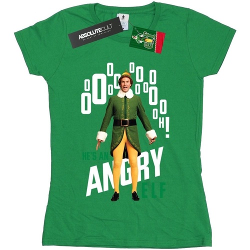 textil Mujer Camisetas manga larga Elf Angry Verde