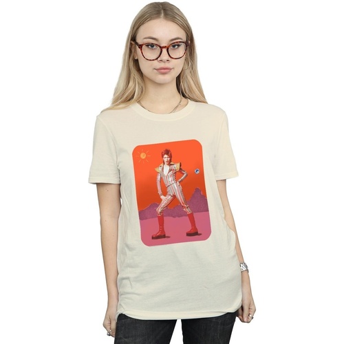 textil Mujer Camisetas manga larga David Bowie On Mars Multicolor