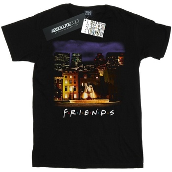 textil Niña Camisetas manga larga Friends Nightime Fountain Negro
