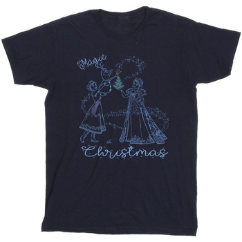 textil Niño Camisetas manga corta Disney Frozen Magic Christmas Azul