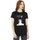 textil Mujer Camisetas manga larga David Bowie Pink Flash Negro