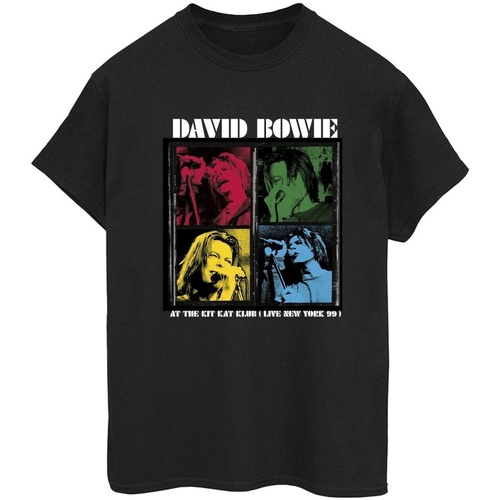textil Mujer Camisetas manga larga David Bowie BI19122 Negro