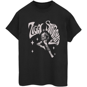 textil Mujer Camisetas manga larga David Bowie BI19145 Negro