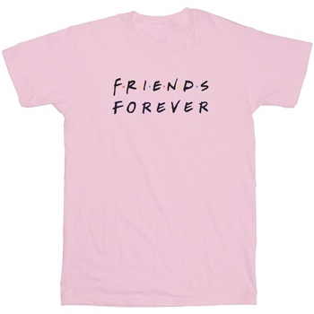 textil Niña Camisetas manga larga Friends Forever Logo Rojo