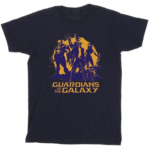 textil Niño Camisetas manga corta Guardians Of The Galaxy Sunset Guardians Azul