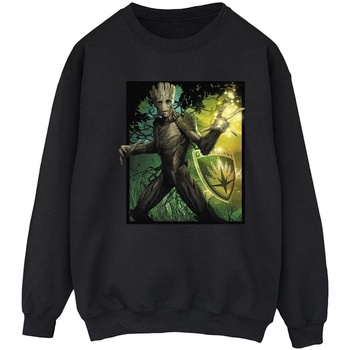 textil Mujer Sudaderas Marvel Guardians Of The Galaxy Groot Forest Energy Negro