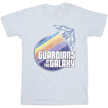textil Niño Camisetas manga corta Guardians Of The Galaxy Badge Rocket Blanco
