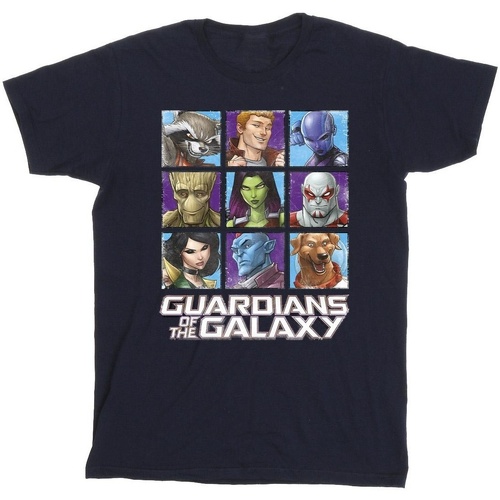 textil Niño Camisetas manga corta Guardians Of The Galaxy Character Squares Azul